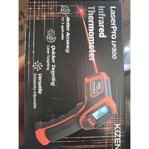 KIZEN Infrared Thermometer LaserPro LP300 Handheld Temperature Gun Orange - NIB